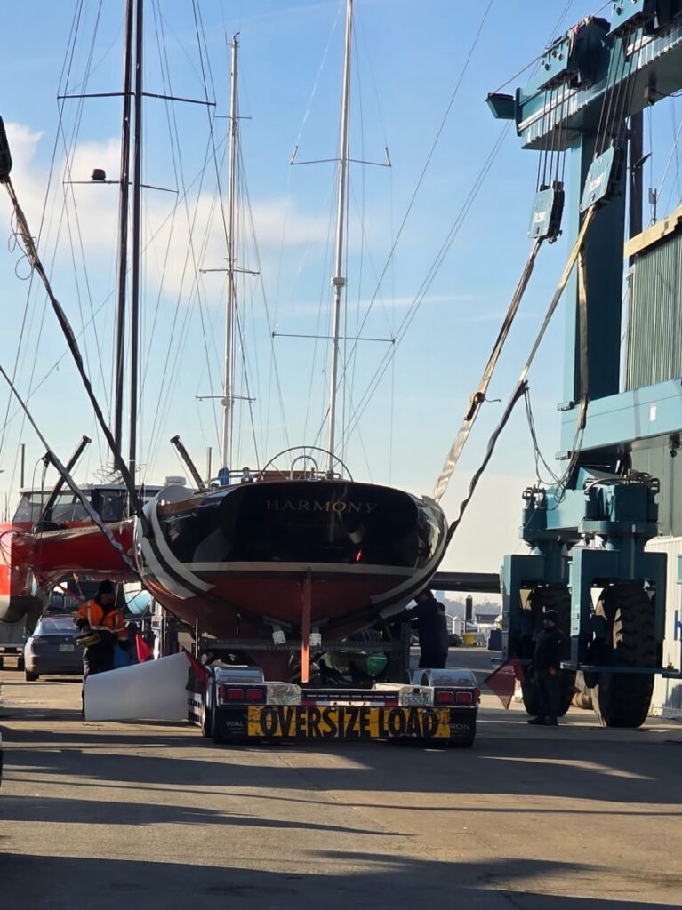 Friendship 40 Arrives in Newport, January 13, 2026 (Photo: Eric Chevillet)