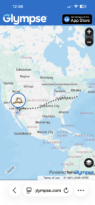 Near Gila Bend, Arizona, Transporting Friendship 40 from San Diego to Newport, January 7, 2026 (Source: Glimpse)