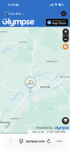 Near Knoxville, Tennesee, Transporting Friendship 40 from San Diego to Newport, January 10, 2026 (Source: Glimpse)