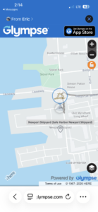 Friendship 40 Arrives in Newport, Rhode Island, January 13, 2026 (Source: Glimpse)